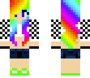 rainbow girl