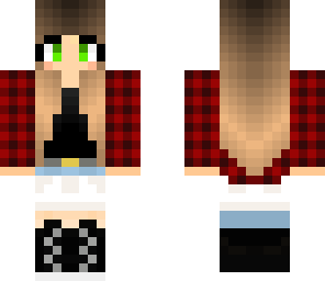 red flannel girl