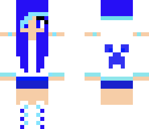 blue creeper girl
