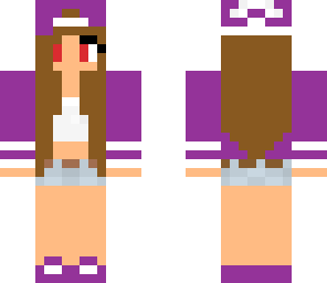 purple swag girl