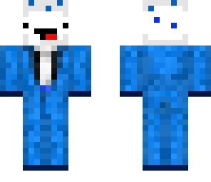 blue suit cake