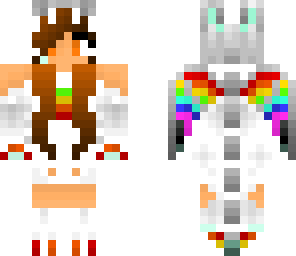 rainbow drago girl