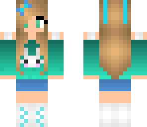 cute blue bunny