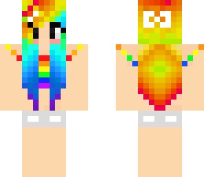 rainbow girl