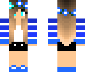 blue girl