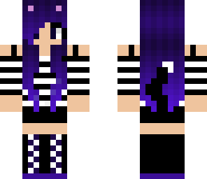 blue cat girl