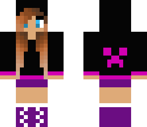 pinkie purple creeper hoodie