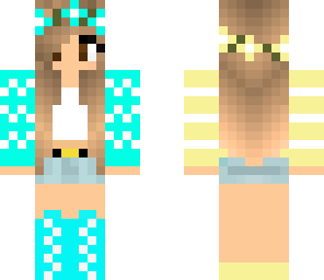 double colour girl
