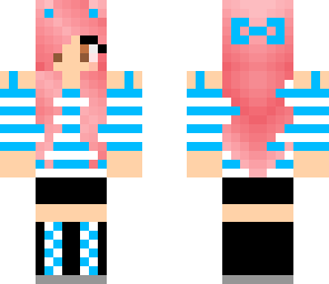 cotton candy kitty girl