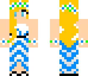 blauwe jurk