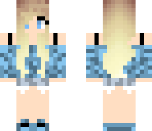 blue tank top skin