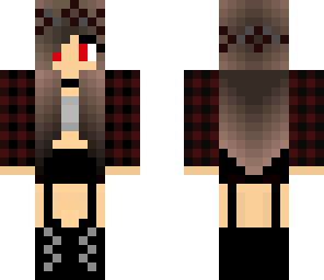 cute goth blood girl