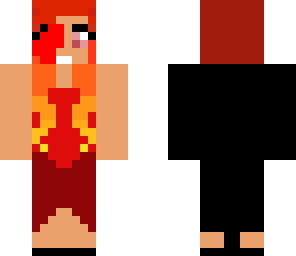 fire hunter princess girl