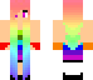 rainbow girl