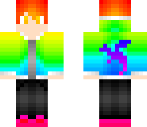 rainbow dragon boy