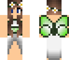 green butterfly queen