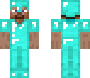 steve in diamond armour