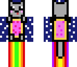 nyan flying in the sky