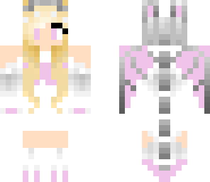 dragon girl pink