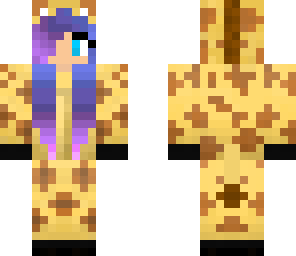 glaxay giraffe girl hair