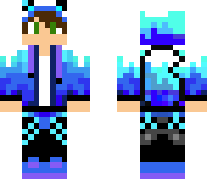 blue arctic boy brown hair