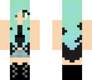 cute turquoise girl