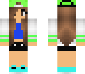 blue and green tomboy