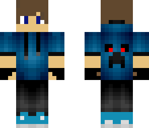 edit of blue hoodie