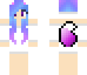 white dress fox girl