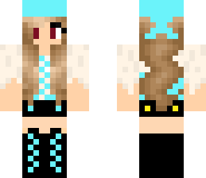 cute blue pirate girl