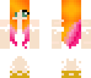 pink ombre greek woman