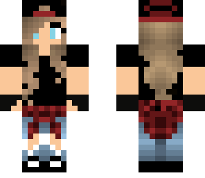cool flannel girl