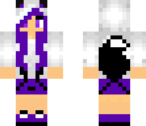 fixed purple and black wolf
