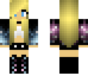 blond space girl