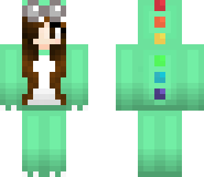 green dino girl