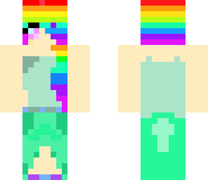 rainbow girl