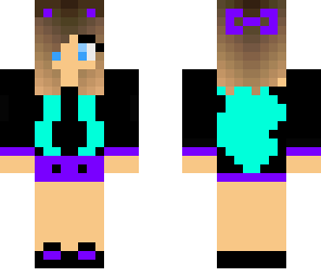 cat skin with bow