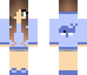 blue whale girl