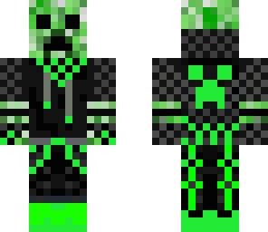 cool creeper with a head set
