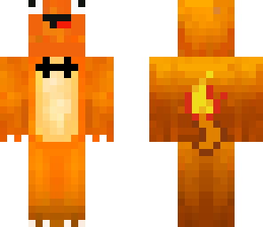 derpy charmander with bowtie