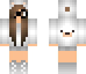 polar bear nerd girl