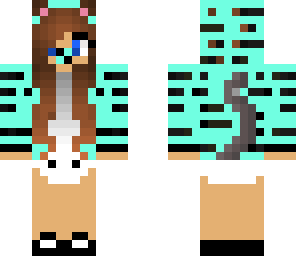 zebra girl blue