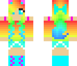 rainbow girl