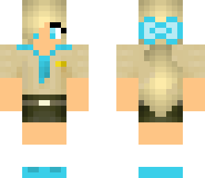 summer camp leader with pony tail