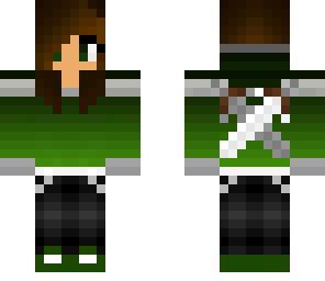 assassin girl short hair green