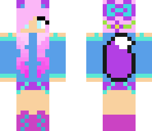 cute flower and fox girl
