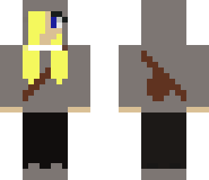 gray hoodie hunter