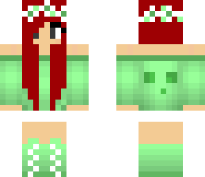 red haired slime girl