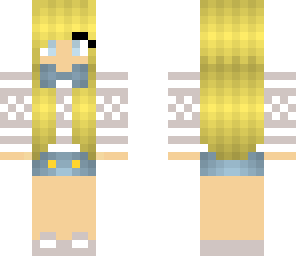 girl with bow tie and sweater