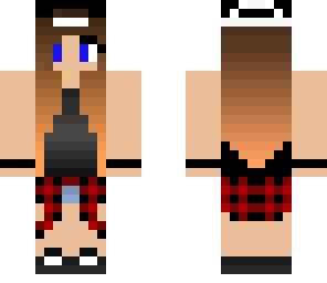 girl with flannel